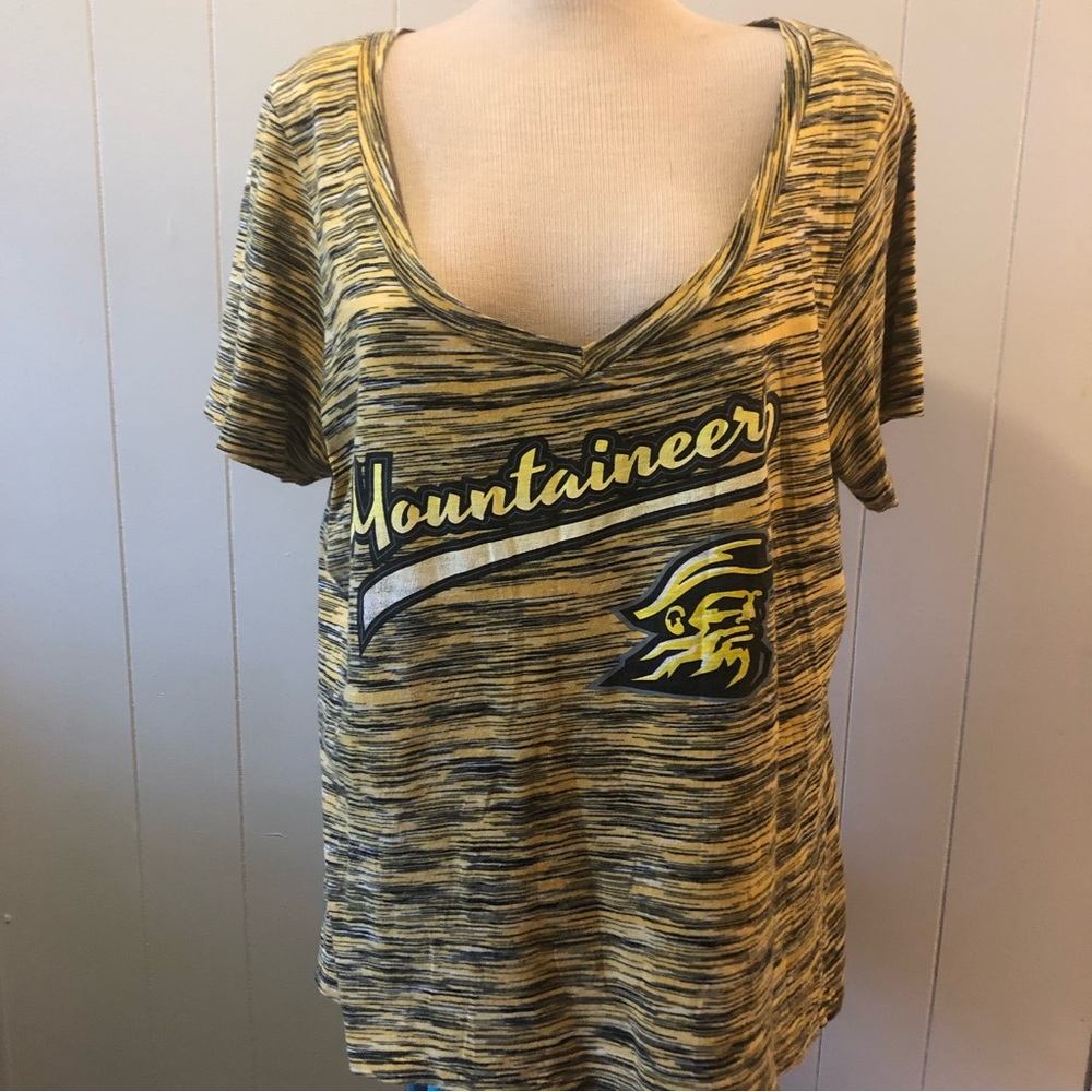 ASU Mountaineers V-neck Tee 2XL